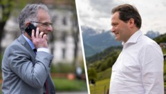 Totschnig (rechts) agiert hauptsächlich als Bauernvertreter. Der rote Marterbauer lässt hingegen ...