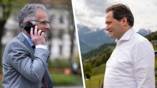 Totschnig (rechts) agiert hauptsächlich als Bauernvertreter. Der rote Marterbauer lässt hingegen ...