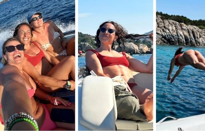 Ski-Ikone Federica Brignone genießt die Auszeit auf Sardinien.