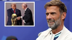 Jürgen Klopp (rechts) hat eine klare Meinung zur Entscheidung, die Rot-Sperre von Folarin ...