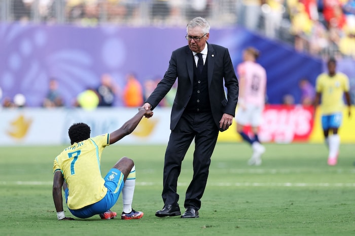 Carlo Ancelotti munterte seine Stars wieder auf.