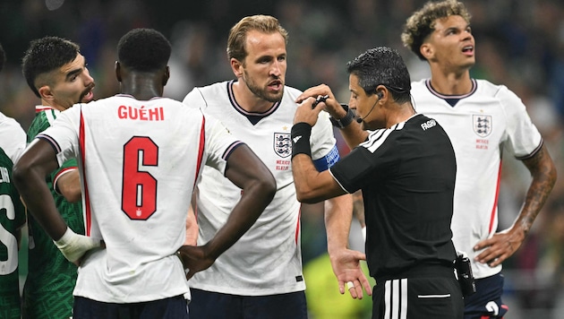 Harry Kane (Mitte) stand gegen Mexiko im Fokus.