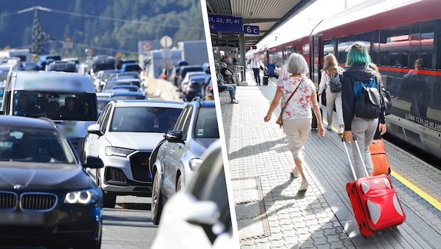 Im Sommer wie im Winter: Zu den Stoßzeiten drohen Staus. Wer mit dem Zug anreist, will auch vor ...