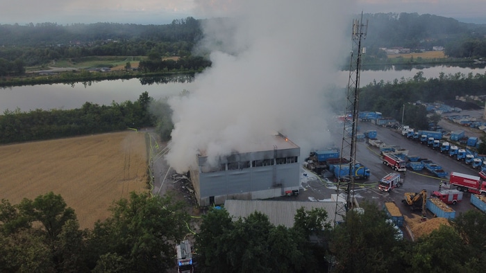 Der Brand in wels