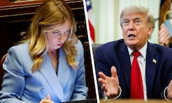 Mit einem Bild auf Truth Social legt Trump im Streit mit Meloni noch einen drauf.