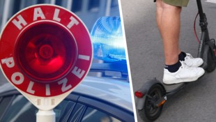 Die Kids missachteten einen Anhalteversuch der Polizei. In Österreich darf nur eine Person auf ...