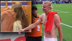 Prinzessin Ingrid Alexandra gratulierte Haaland und Co. nach dem 2:1-Sieg gegen Brasilien.