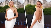 Zendaya verwandelte sich für einen Fototermin in London für ihren neuen Film „Die Odyssee“ in ...