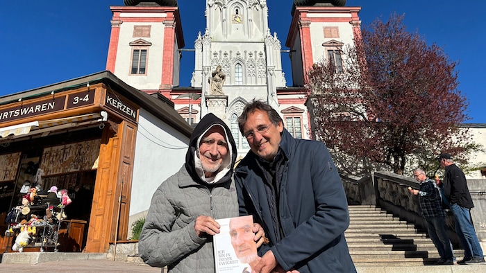 David Steindl-Rast und Robert Neumüller in Marizell und mit dem neuen Buch