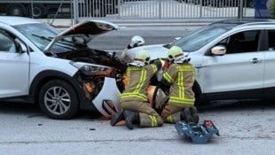 Auch die Feuerwehr stand im Einsatz.