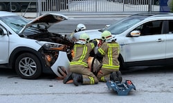 Auch die Feuerwehr stand im Einsatz.
