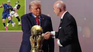 Nach der Roten Karte für US-Topstürmer Folarin Balogun kontaktierte Donald Trump FIFA-Boss ...