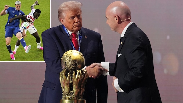 Nach der Roten Karte für US-Topstürmer Folarin Balogun kontaktierte Donald Trump FIFA-Boss ...
