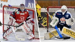 Kommende Saison bei den Zeller Eisbären: Raphael Fössinger (li.) und Paul Steiner.