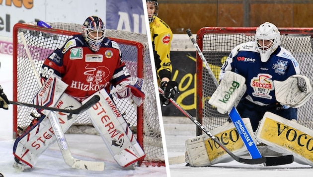 Kommende Saison bei den Zeller Eisbären: Raphael Fössinger (li.) und Paul Steiner.