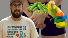 US-Amerikaner Michael Phillips leidet unter seinem kleinen besten Stück: Es ist so groß wie z. ...