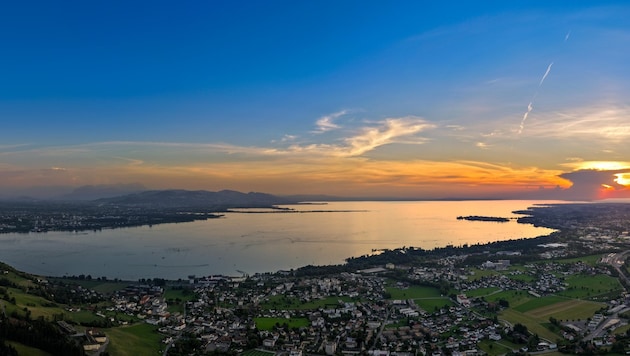 Auch der Bodensee zeigt Auswirkungen der Trockenheit.