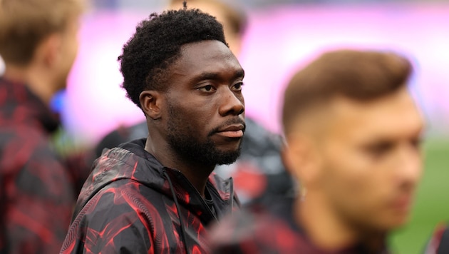Alphonso Davies kam kaum zum Einsatz.