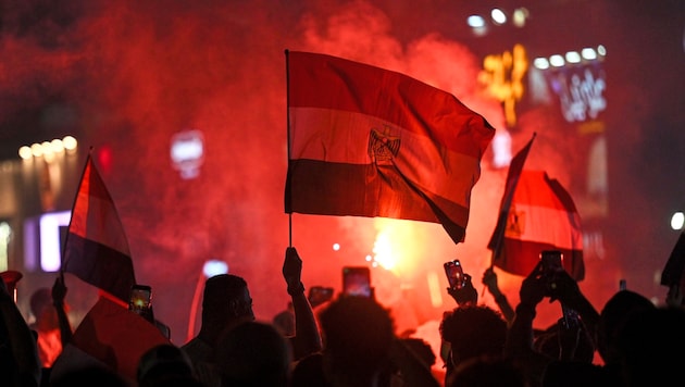 Überall Party: Ganz Ägypten ist in Euphorie.