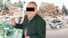 Walter S. und die Trümmer des Hauses, in dem er gelebt hatte