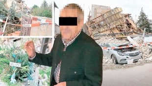 Walter S. und die Trümmer des Hauses, in dem er gelebt hatte
