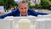 Letzter öffentlicher Termin als Präsident: Peter Unterkofler präsentiert das neue Haus der ...