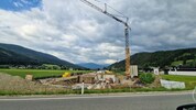 Der Bau für das neue Umspannwerk ist im Laufen.