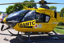 Der Notarzthubschrauber Christophorus 10 stand im Einsatz.