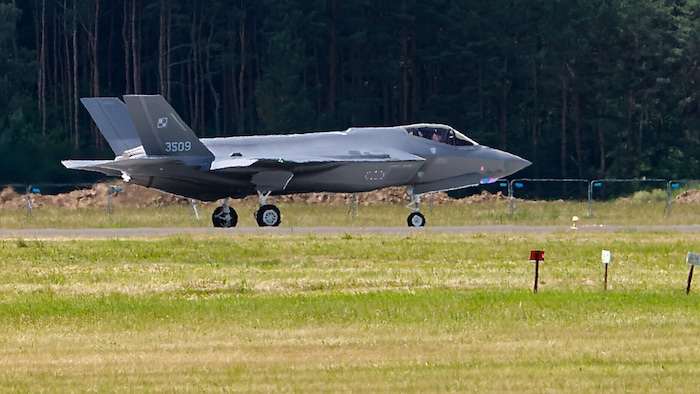 Ein F-35-Kampfjet der polnischen Luftwaffe