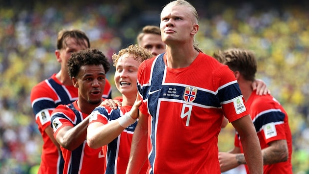 Erling Haaland schoss den Rekord-Weltmeister raus.