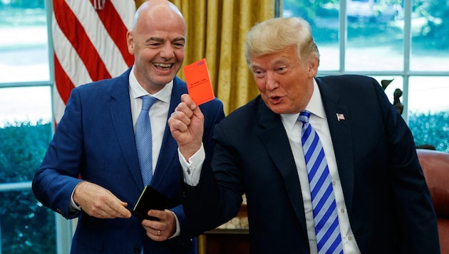 FIFA-Präsident Gianni Infantino und US-Präsident Donald Trump