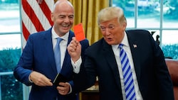 FIFA-Boss Gianni Infantino und US-Präsident Donald Trump