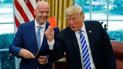 FIFA-Präsident Gianni Infantino und US-Präsident Donald Trump