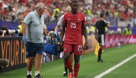 Für den PSG-Star Nuno Mendes ging es nicht mehr weiter.