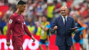 Roberto Martinez (re.)soll der Hauptschuldige am WM-Aus sein.