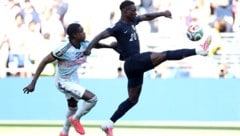 Folarin Balogun (re.) durfte gegen Belgien spielen. 