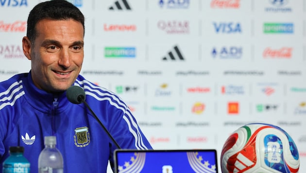 Argentinien-Coach Lionel Scaloni ist mit dem Spielplan nicht happy.