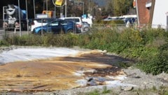 Die Teergrube bei der westlichen Stadteinfahrt von Mürzzuschlag 