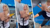 Nach stundenlangem Warten hielt sie endlich den Zapfhahn in ihren Händen – und wollte ihn nie ...
