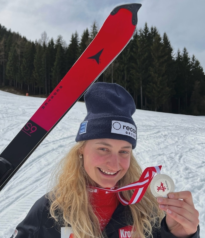 Im April durfte Kathi Stock noch über Silber bei den österreichischen Slalom-Titelkämpfen ...