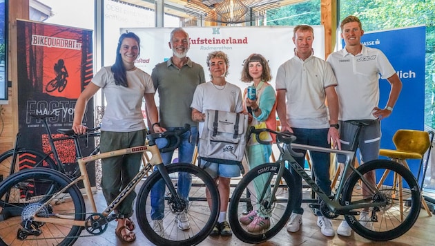 Medientalk zum 10-jährigen Jubiläum des Kusteinerland Radmarathons mit Lina Schneeweiß ...