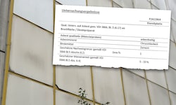 Die Platten an der Fassade des in die Jahre gekommenen Gemeindebaus enthalten Asbest, wie der ...