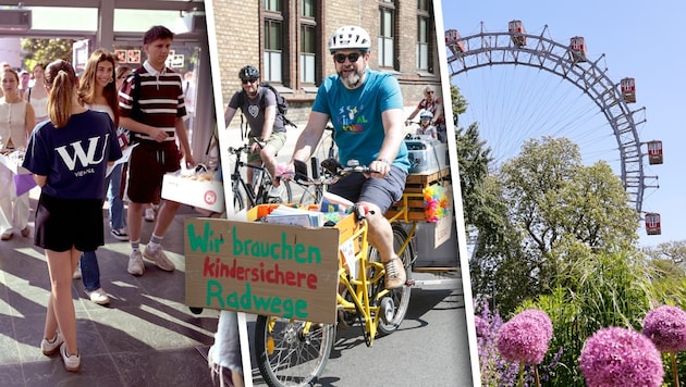Unis, Radwege, Grünraum: Wie wir im internationalen Vergleich abschneiden.