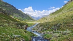 Das Klostertal in der Silvretta wird von einem rauschenden Wildbach durchflossen.