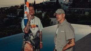 „Noch ein letztes Mal“, schrieben Bonez MC (li.) und RAF Camora in einem Instagram-Post, als sie ...