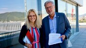 Direktor Karl-Heinz Dernoscheg und WKO-Finanzchefin Margit Chybin präsentierten den RH-Bericht.