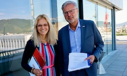 Direktor Karl-Heinz Dernoscheg und WKO-Finanzchefin Margit Chybin präsentierten den RH-Bericht.