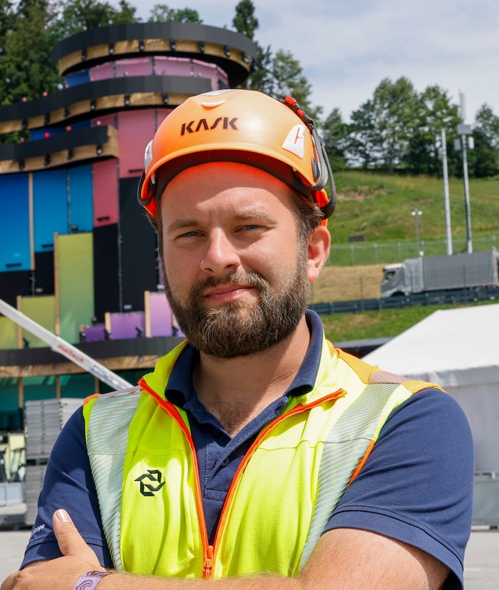 Matthias Hochwimmer managt die technischen Abläufe des Festivals.