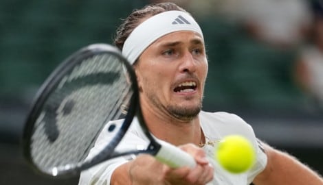 Der deutsche Paris-Sieger Alexander Zverev musste im Wimbledon-Achtelfinale hart kämpfen.