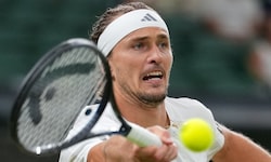Der deutsche Paris-Sieger Alexander Zverev musste im Wimbledon-Achtelfinale hart kämpfen.